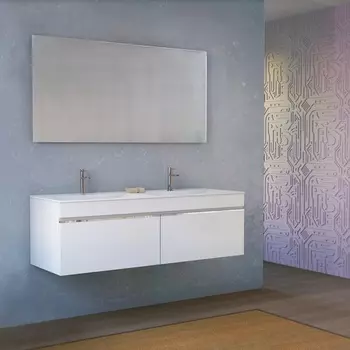 Мебель для ванной Raval Twins 140 белая