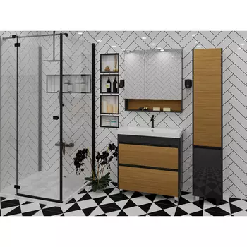 Мебель для ванной Stella Polar Диана 60 черная