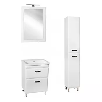 Мебель для ванной Style Line Лотос 60 Люкс белая Plus