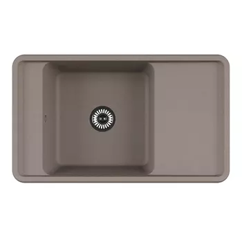 Мойка кухонная Акватон Беллис 87 серый шёлк