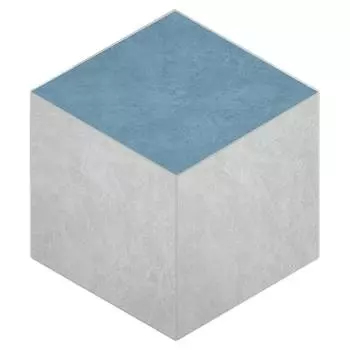 Мозаика Ametis Spectrum Milky White/Sky Blue SR00/SR03 Cube Непол. 29x25