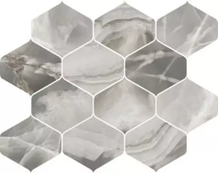 Мозаика Cerdomus Jade Mosaico Ninfa Ematite 27,7x35