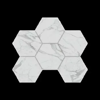 Мозаика Estima Montis White MN01 Hexagon Непол. 25x28,5