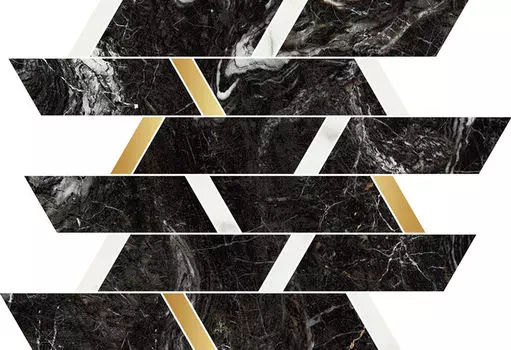 Мозаика Naxos Mosaic Brick Dark 30x34