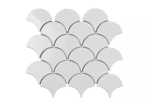 Мозаика Orro mosaic Ceramic White Scales 25,9x27,9