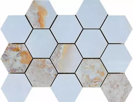 Мозаика Pamesa CR Lux Malla Hex Danae Opalo 32.5x22.5
