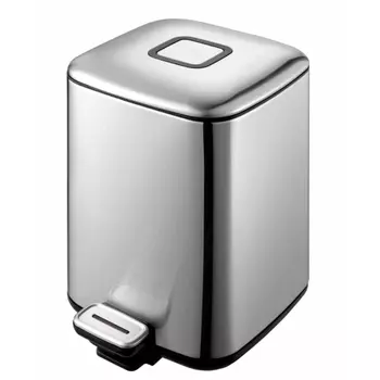 Мусорное ведро WeltWasser Mila MT 12L матовая сталь