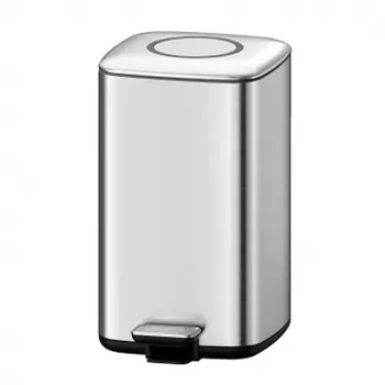 Мусорное ведро WeltWasser Wally MT 12L матовая сталь