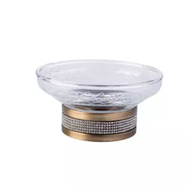 Мыльница Boheme RoyalCristal 10930-BR бронза