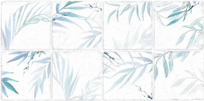 Настенная плитка Alma Ceramica Mirt Белый Str 24.9х50