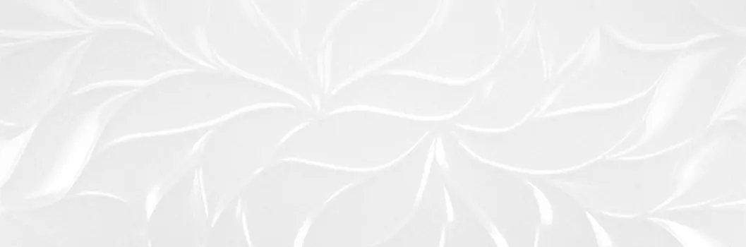 Настенная плитка Benadresa Leaves Blanco Brillo 30х90