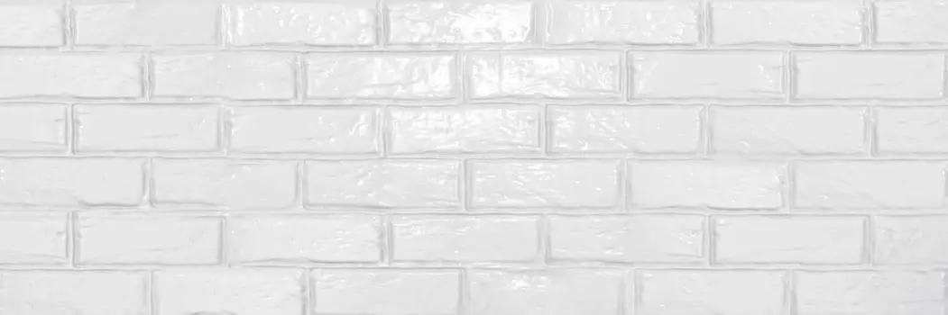 Настенная плитка Delacora Brick White Gloss WT15GSS00 25,3x75