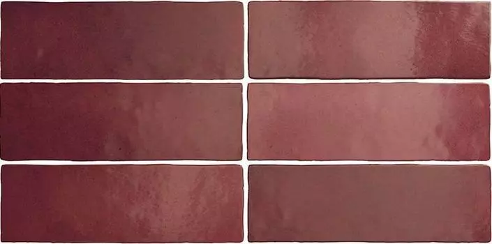 Настенная плитка Equipe Magma Burgundy 6.5x20