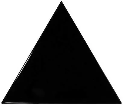 Настенная плитка Equipe Triangolo Black 10,8x12,4