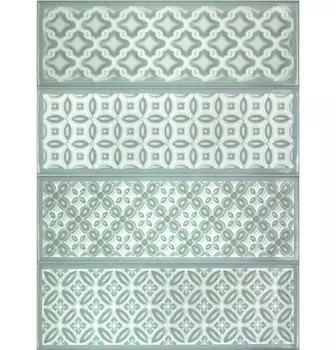 Настенная плитка Fabresa Aria Santorini Green 10х30