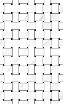 Настенная плитка Geotiles Tangle Blanco 33,3x55