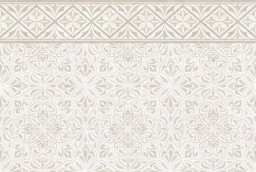 Настенная плитка Global Tile Gestia Бежевый Ornament Plus 27x40