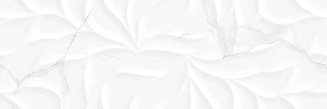 Настенная плитка Kerasol Agoda Leaves Blanco Rectificado 30x90