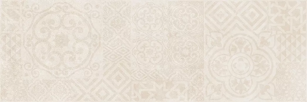 Настенная плитка Laparet Alabama Бежевый узор 60017 20х60