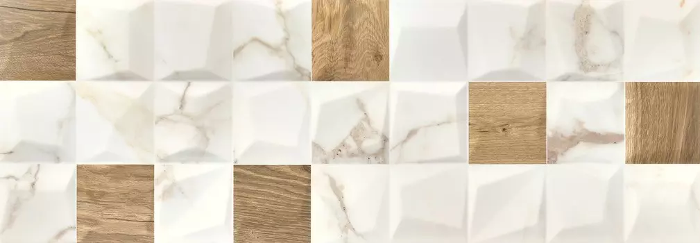 Настенная плитка Love Ceramic Precious Calacatta Gold Rise Matt Ret 35x100