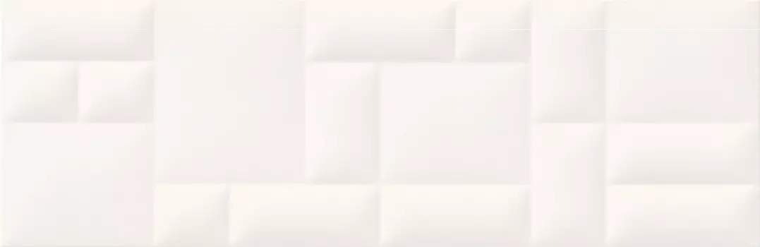 Настенная плитка Meissen Pillow Game Белый Str 29x89