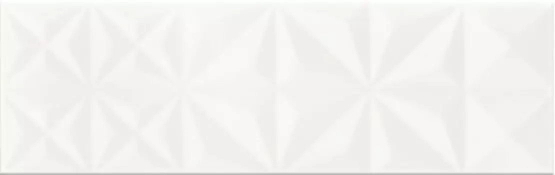 Настенная плитка Meissen White Magic Squares Str 25х75