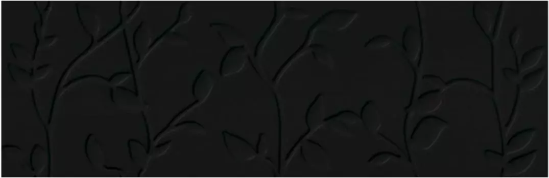 Настенная плитка Meissen Winter Vine Черный Str 29x89