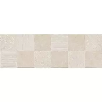 Настенная плитка Ragno R8HU Eterna Blanco Struttura Quadro 3D rett. 30x90