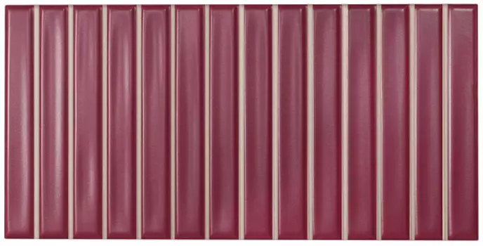 Настенная плитка Wow Sweet Bars Berry Matt 12,5x25