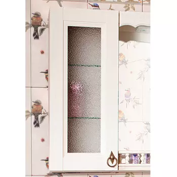 Шкаф для ванной Бриклаер Кантри 30 дуб прованс/бежевый