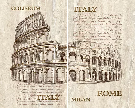 Панно ceramica Classic Efes coliseum 50x40