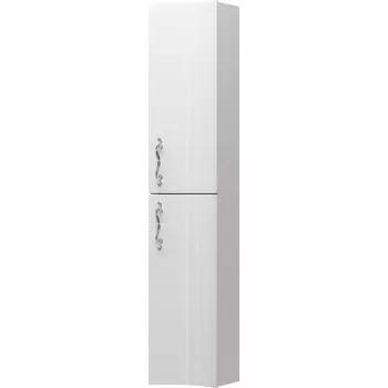 Пенал для ванной Aima Amethyst 30П белый правый выпуклый