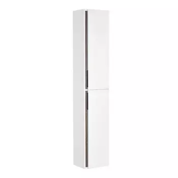 Пенал для ванной Акватон Рене 30 белый/грецкий орех