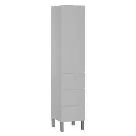 Пенал для ванной Aquanet Лаконика 40 L белый