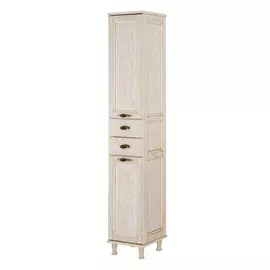 Пенал для ванной Aquanet Тесса 35 жасмин/золото