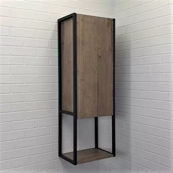 Пенал для ванной Comforty Лиссабон 40 дуб темный