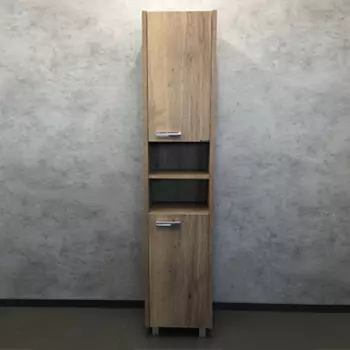 Пенал для ванной Comforty Марио 40 00-00004160 дуб темный