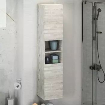 Пенал для ванной Comforty Верона 35 4137140 дуб белый