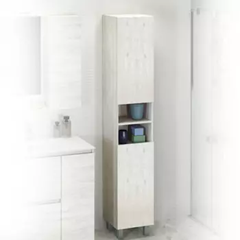 Пенал для ванной Comforty Верона 35 4142368 дуб белый