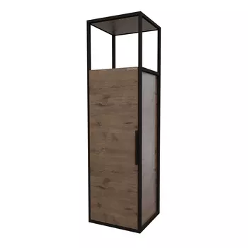 Пенал для ванной Grossman Лофт 304001 веллингтон/черный