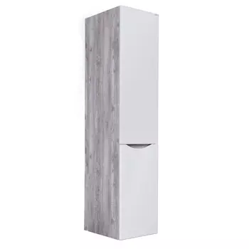 Пенал для ванной Grossman Талис 303508 бетон пайн/белый глянец