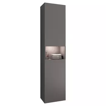 Пенал для ванной Keuco Stageline 32831290102 инокс матовый с подсветкой