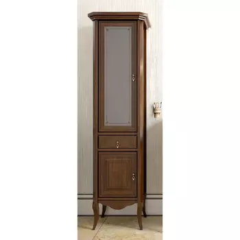 Пенал для ванной Opadiris Лоренцо 45 светлый орех петли слева