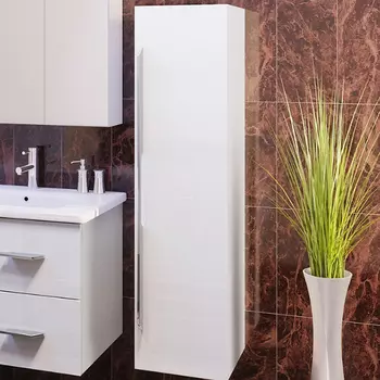 Пенал для ванной Opadiris Октава 35 белый