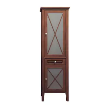 Пенал для ванной Opadiris Палермо светлый орех петли справа