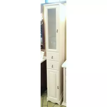 Пенал для ванной Opadiris Риспекто 30 слоновая кость петли слева