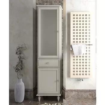 Пенал для ванной Opadiris Санрайз 45 слоновая кость петли слева