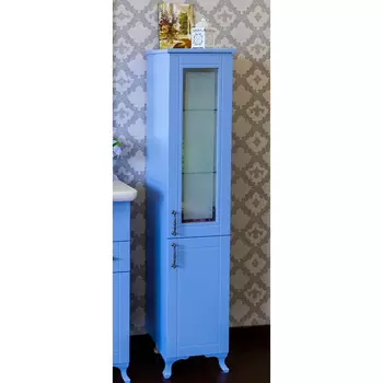 Пенал для ванной Sanflor Глория R голубой