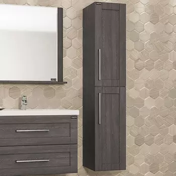 Пенал для ванной СанТа Венера 30 дуб шале графит