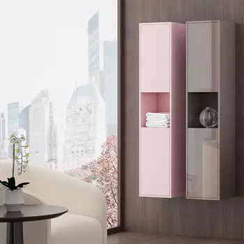 Пенал для ванной Санвит Контур белый